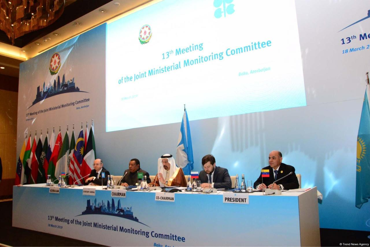 OPEC/non-OPEC Joint Ministerial Monitoring Committee meeting underway in  Baku [PHOTO]