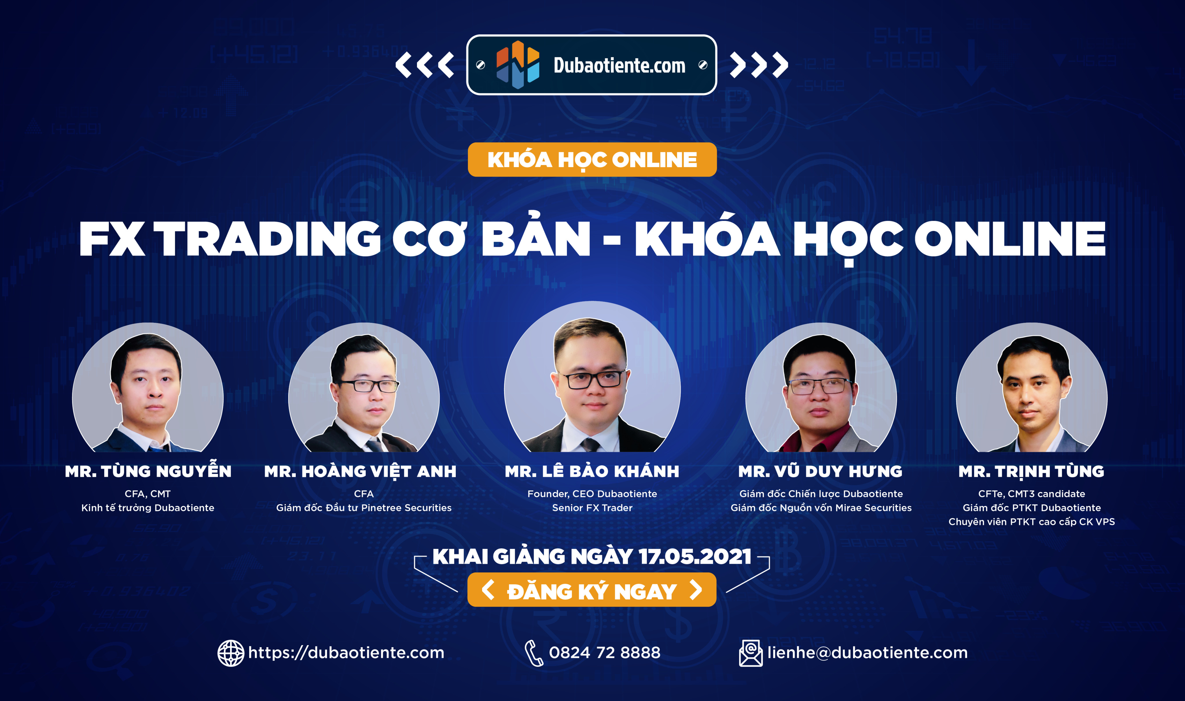 FX Trading cơ bản – Khóa học Online - Khai giảng ngày 17/5/2021