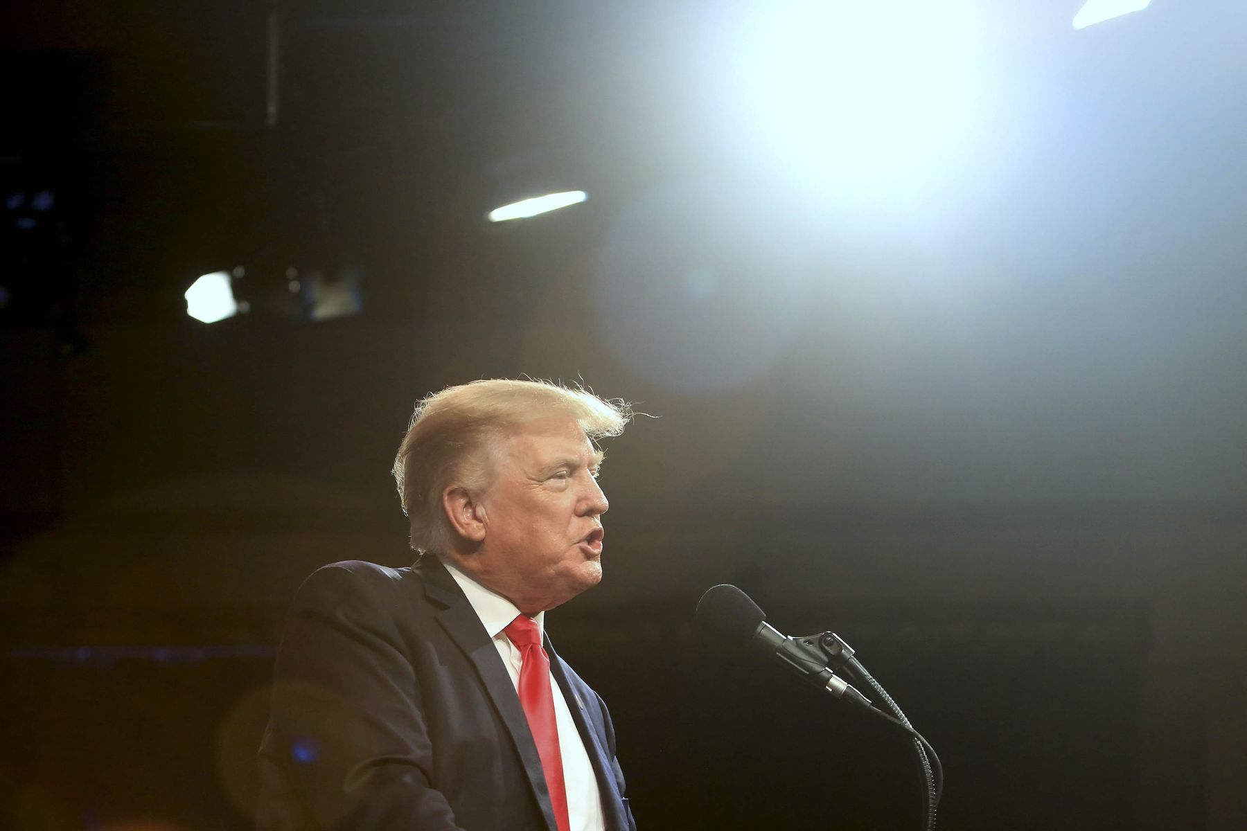 Donald Trump at CPAC in Dallas, on July 11.