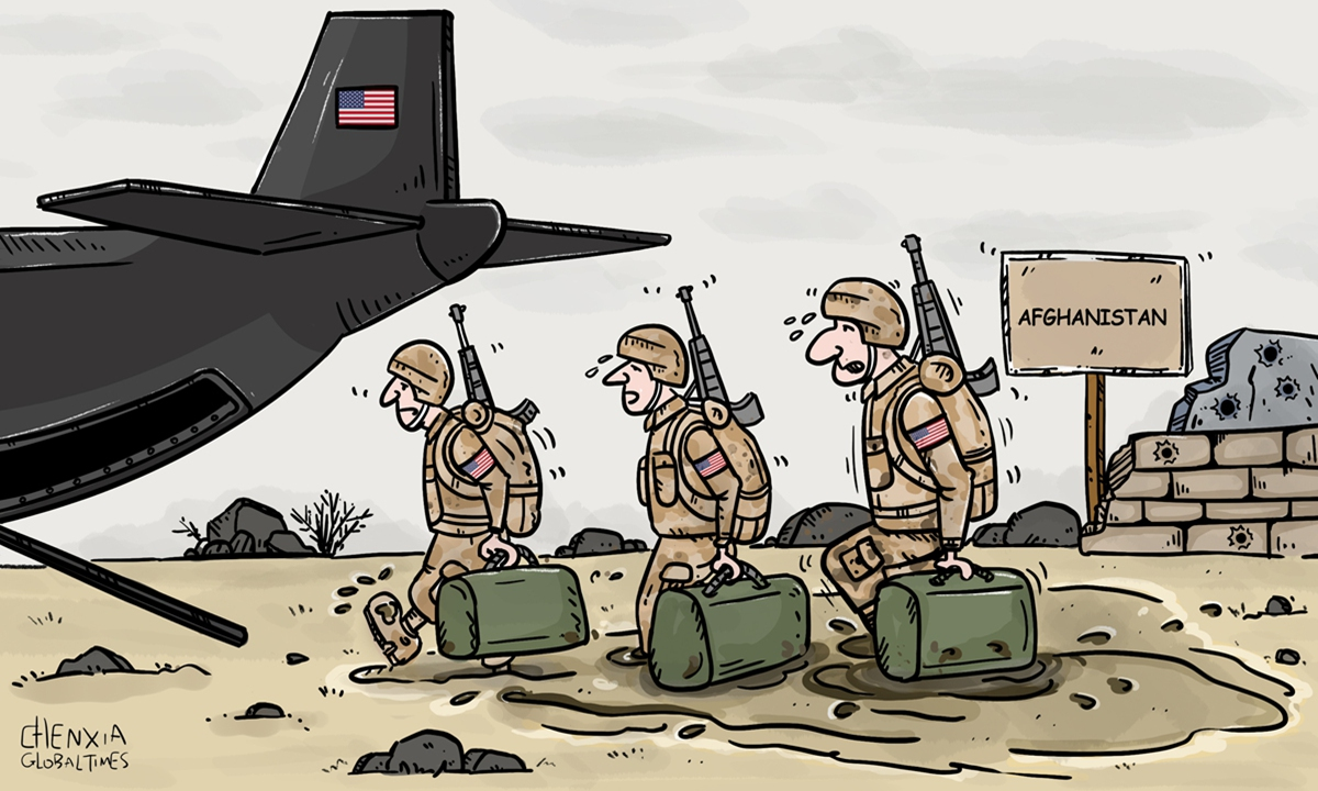 Zero-sum to believe US pullout from Afghanistan is China's opportunity - Global Times