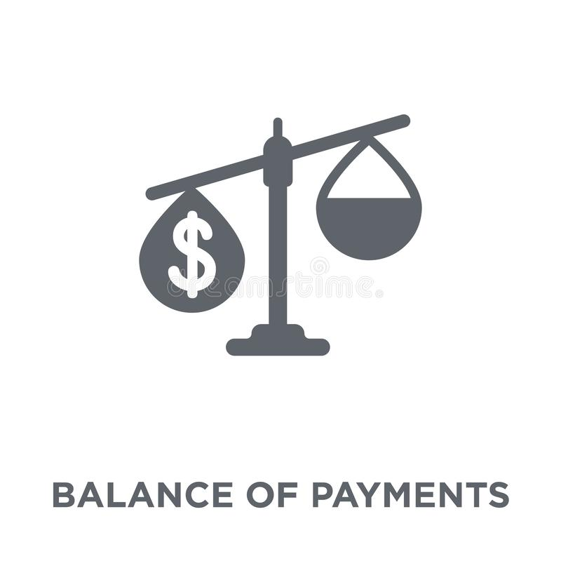 Balance of Payments Icon from Balance of Payments Collection. Stock Vector - Illustration of isolated, deposit: 130326855