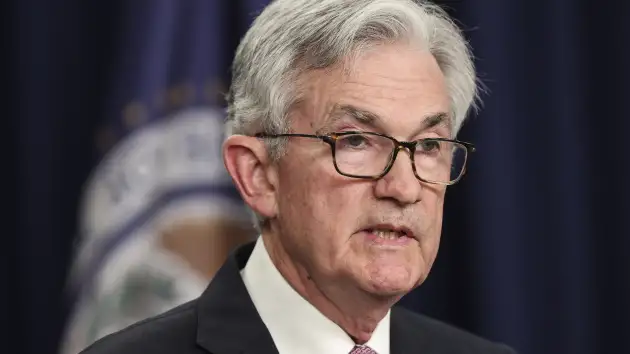 WASHINGTON, DC - MAY 04: Federal Reserve Chairman Jerome Powell speaks at a news conference following a Federal Open Market Committee meeting on May 04, 2022 in Washington, DC. Powell announced the Federal Reserve is raising interest rates by a half-percentage point to combat record high inflation. This is Powell's first in-person news conference since the pandemic began. (Photo by Win McNamee/Getty Images)