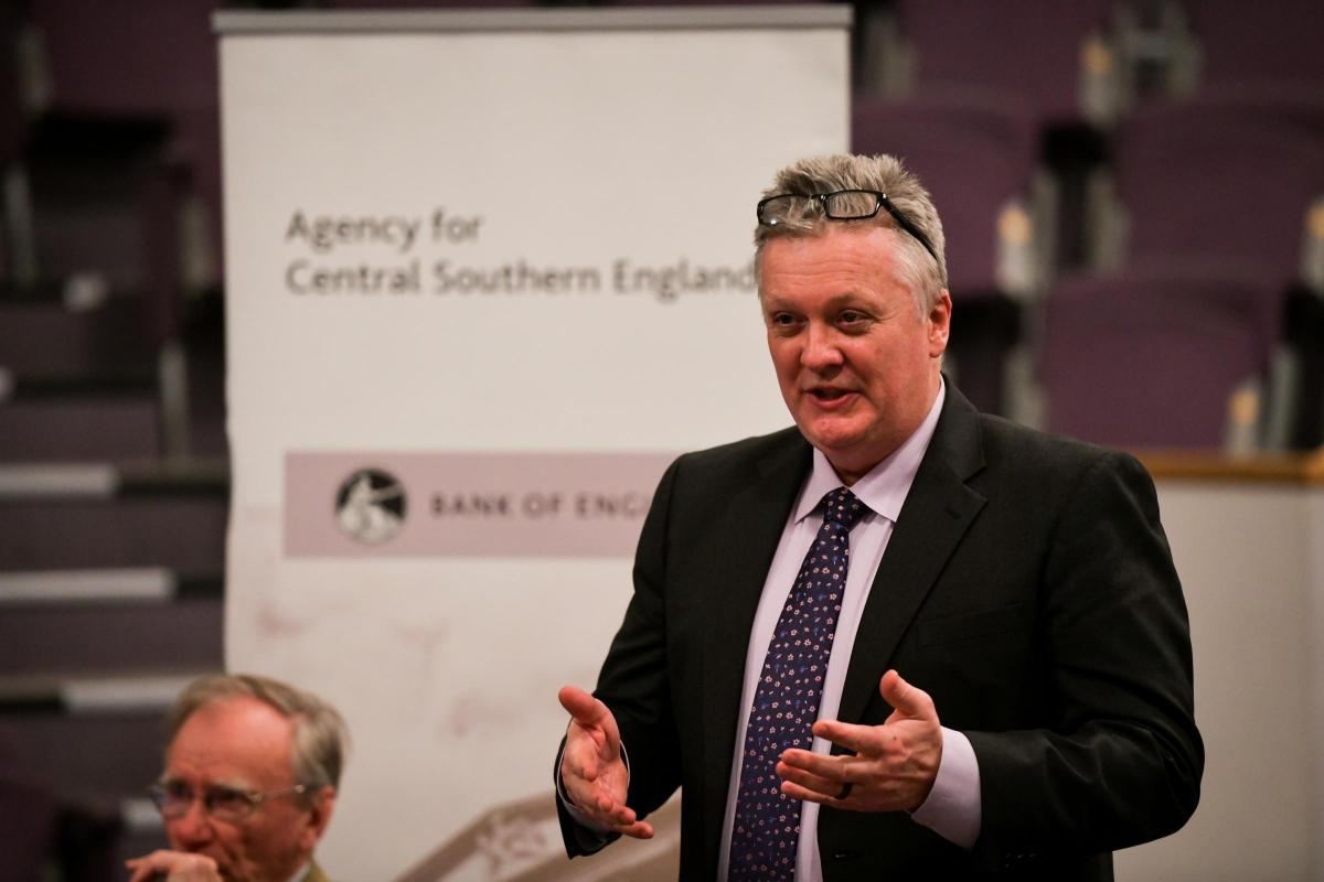 Bank of England chief economist Huw Pill on visit to Southampton | Daily Echo