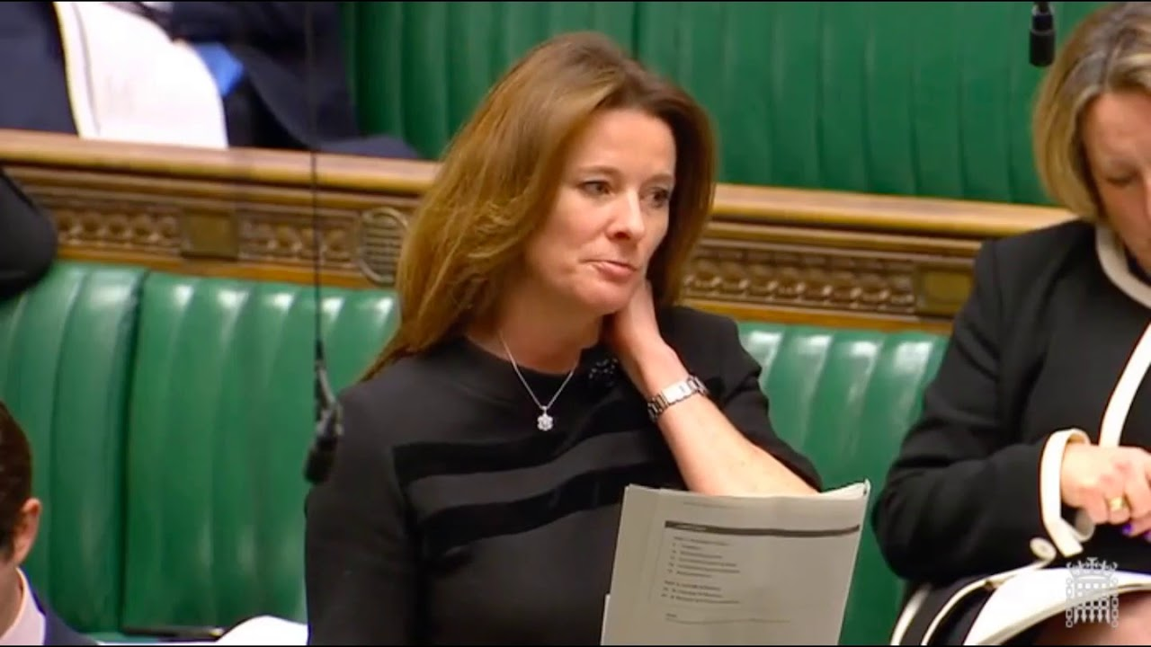 Gillian Keegan MP asks question on financial guidance to DWP Minister - YouTube