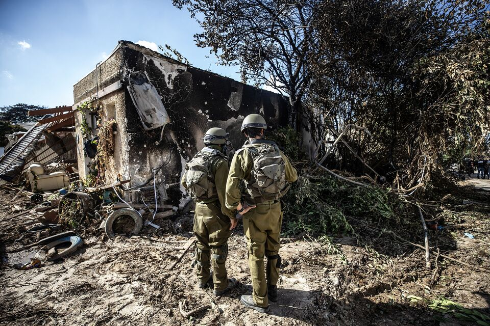 Israeli forces increase security measures near Gaza border