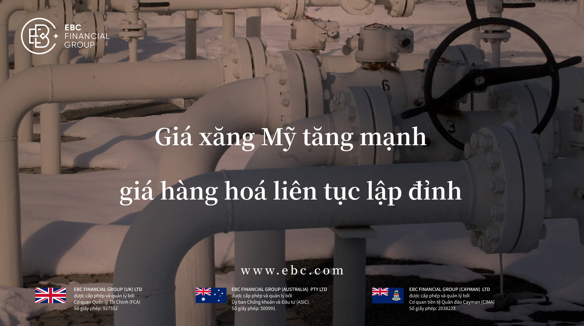 Trọng tâm toàn cầu 10/04: Giá xăng Mỹ tăng mạnh, hàng hoá liên tục lập đỉnh