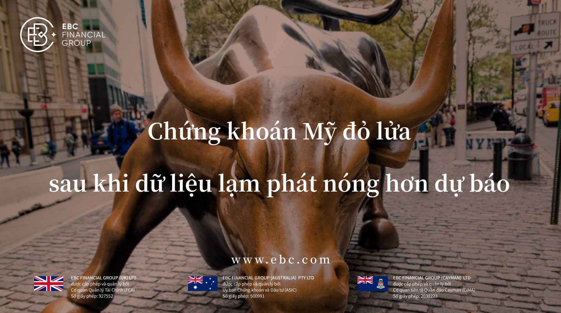 Trọng tâm toàn cầu EBC 11/04: Chứng khoán Mỹ đỏ lửa sau khi dữ liệu lạm phát nóng hơn dự báo