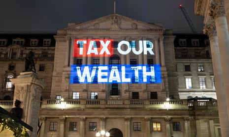 UK millionaires group projects 'tax our wealth' on to Treasury and Bank of England | Autumn statement 2023 | The Guardian