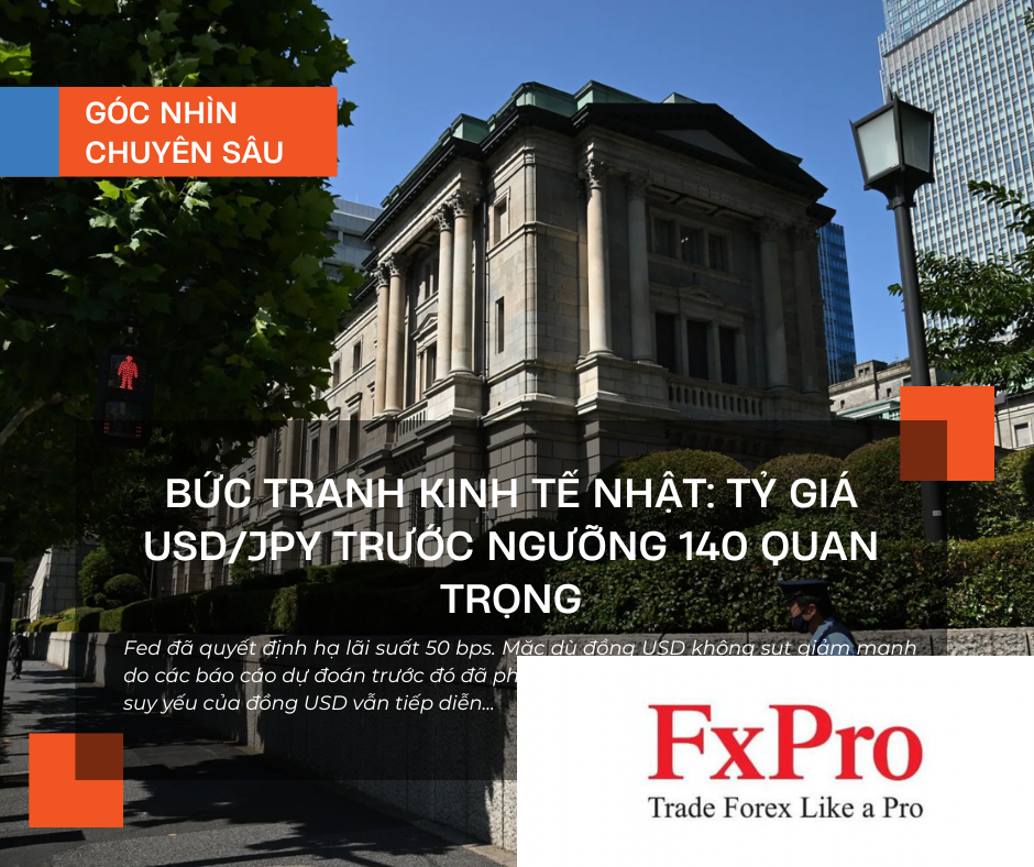 Bức tranh kinh tế Nhật: Tỷ giá USD/JPY trước ngưỡng 140 quan trọng
