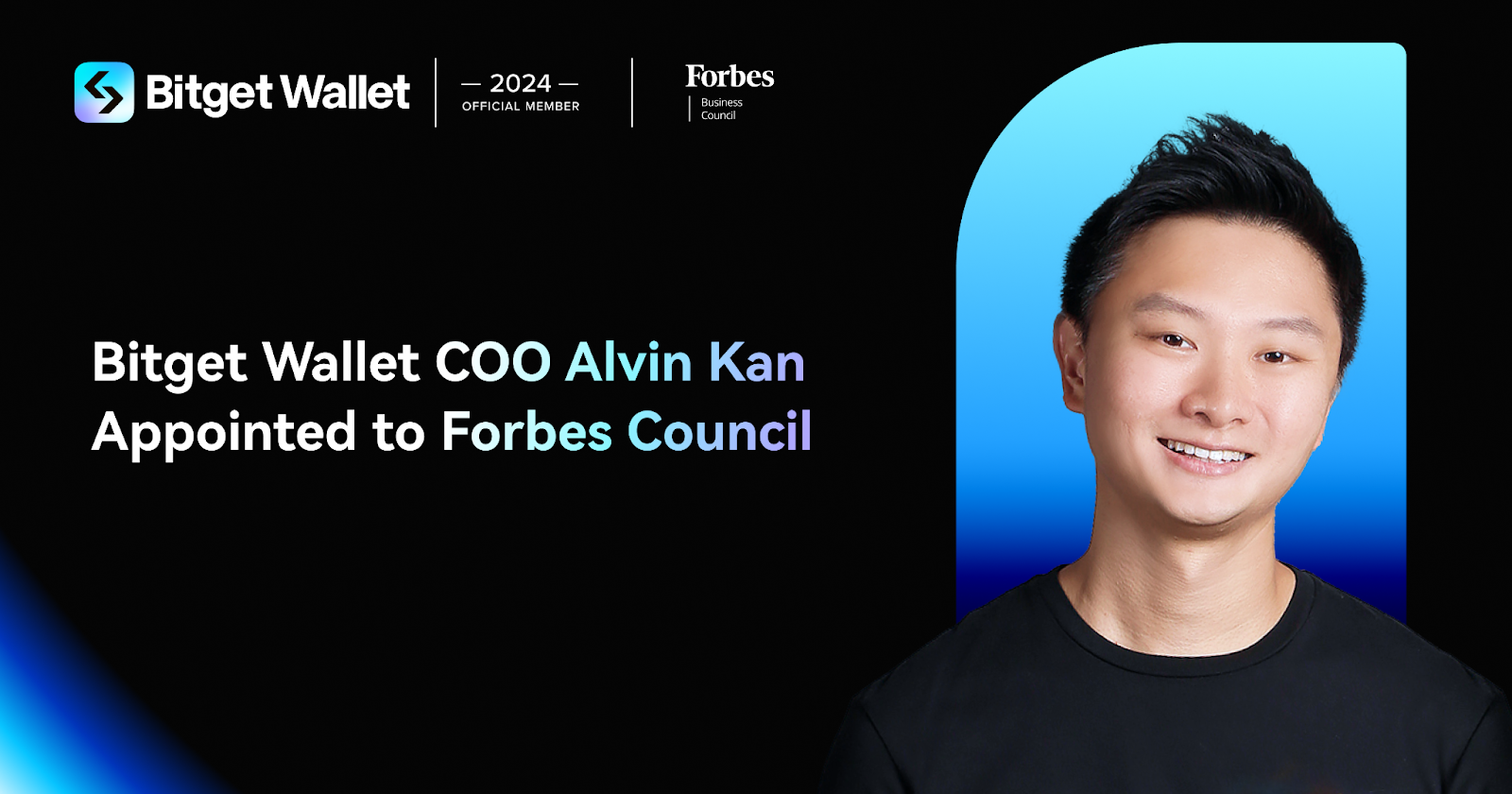 COO của Bitget Wallet - Alvin Kan, được bổ nhiệm vào Forbes Council để thúc đẩy đổi mới blockchain