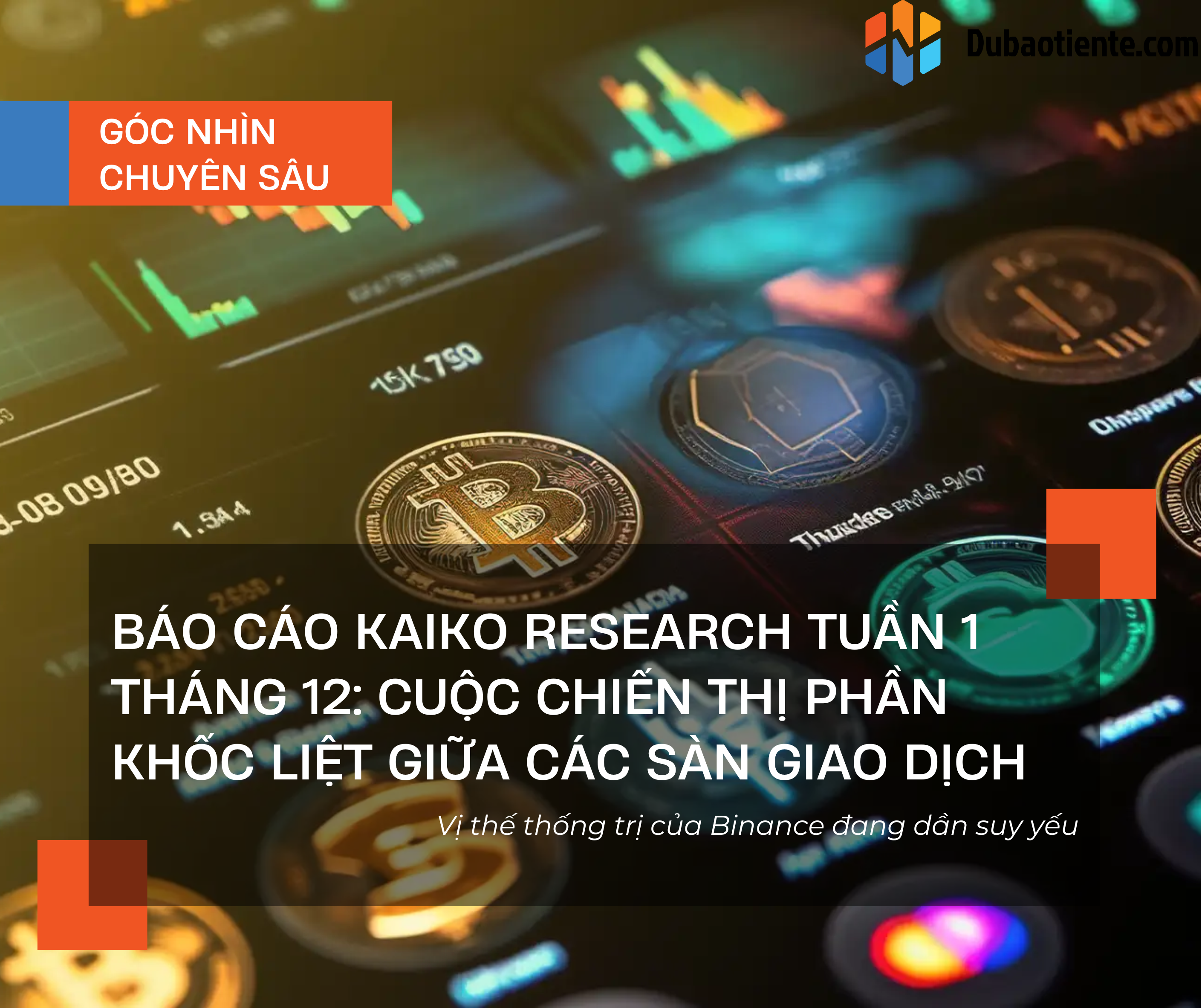 Báo cáo Kaiko Research tuần 1 tháng 12: Cuộc chiến thị phần khốc liệt giữa các sàn giao dịch
