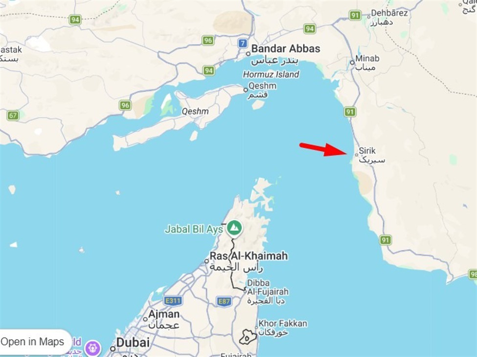 Eo biển Hormuz Bandar Abbas Iran