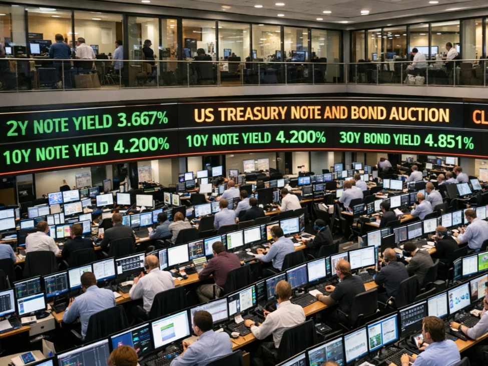 Mỹ phát hành 58 tỷ USD trái phiếu kỳ hạn 3 năm với lợi suất cao nhất 4.192%