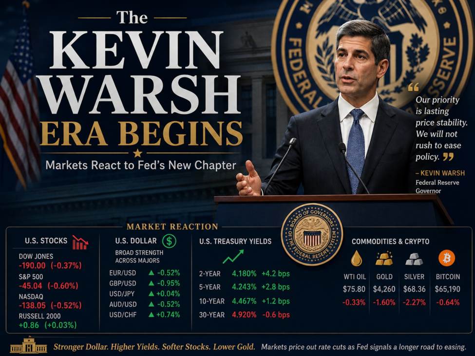 Chủ tịch Fed Kevin Warsh họp báo