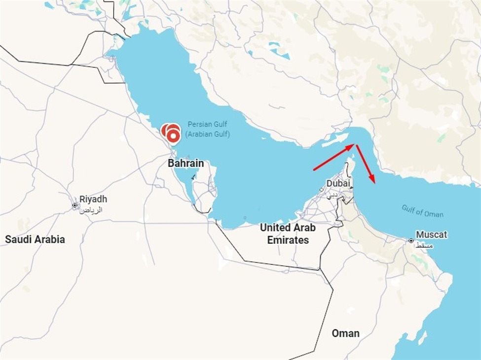 Saudi Arabia tăng vận chuyển dầu qua eo biển Hormuz