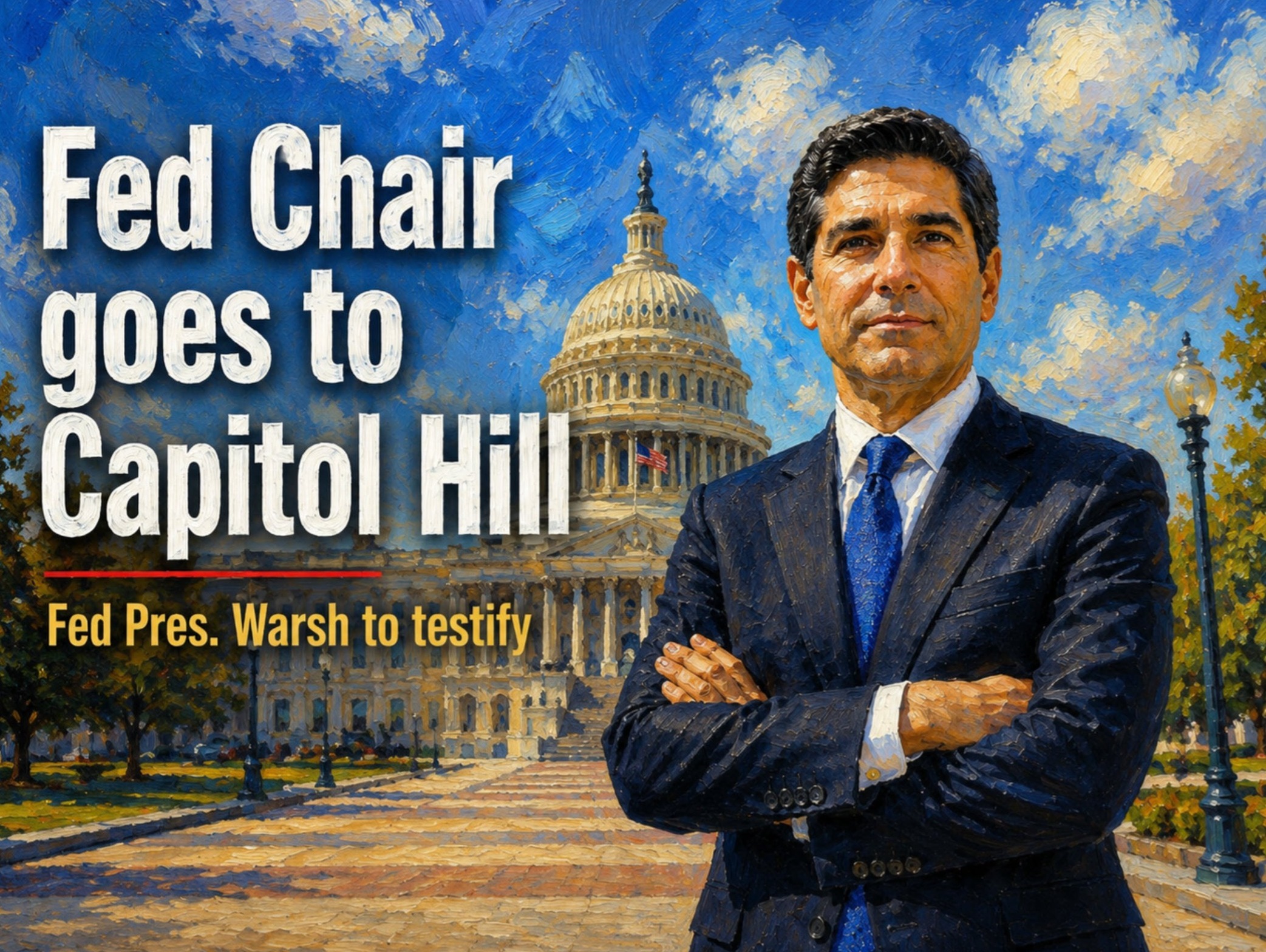 Chủ tịch Fed Warsh điều trần tại Đồi Capitol