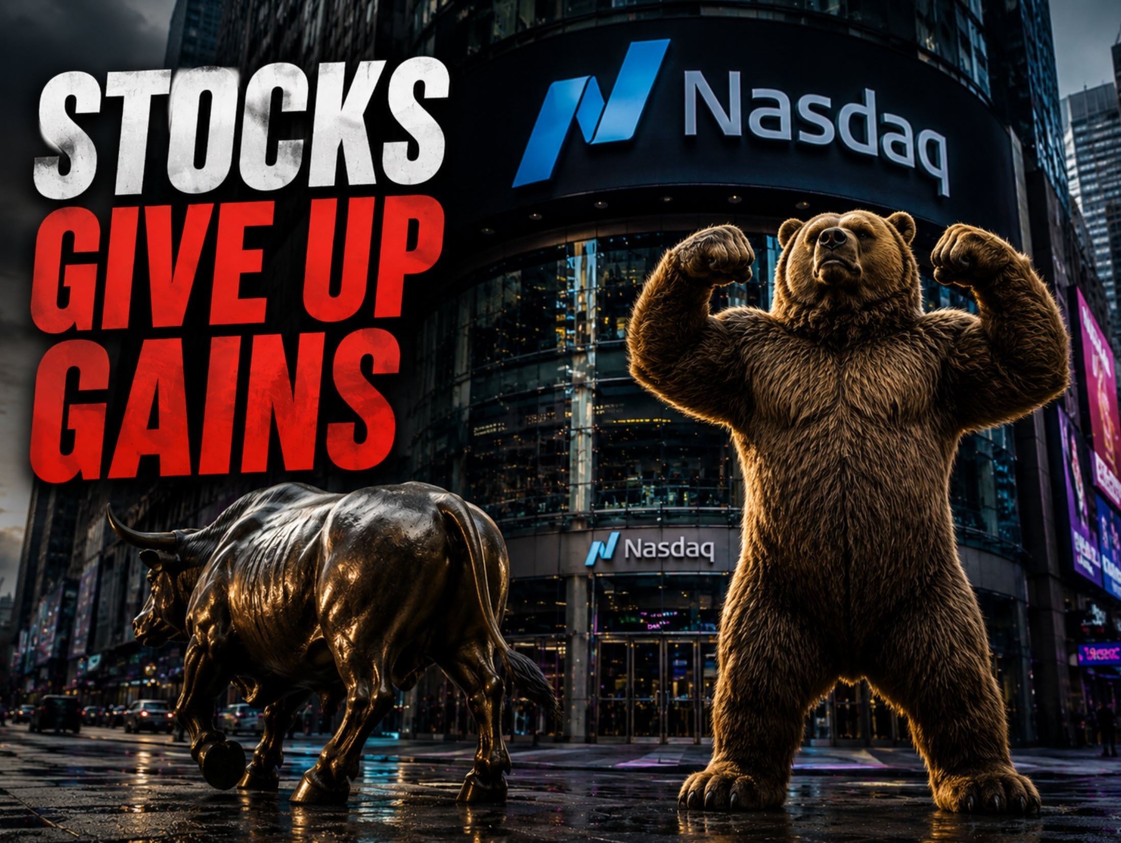 S&P 500 rơi vào vùng tiêu cực